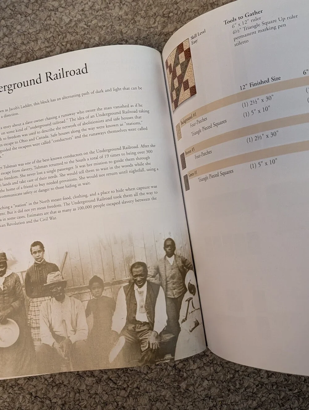 Underground Railroad Sampler by Eleanor Burns, Quilt In A Day, 2003